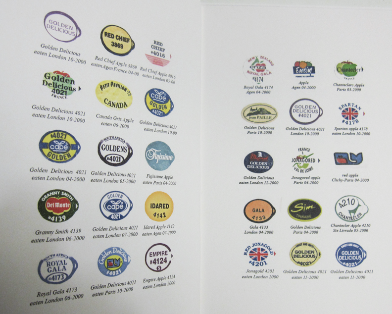 Apple Labels 1999-2010, A Repertory